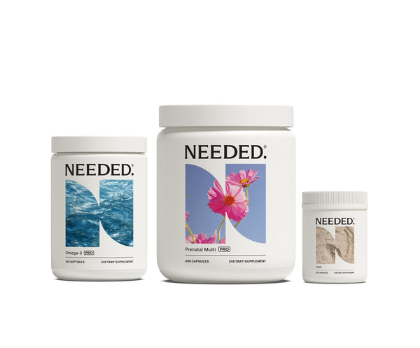 Prenatal Vitamins with Iron + DHA Pro - needed.