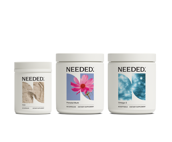 Prenatal Vitamins with Iron + DHA - needed.