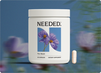 Perimenopause Multi jar and capsule