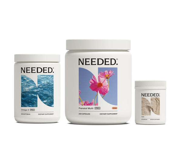 Prenatal Vitamins with Iron + DHA Pro - needed.