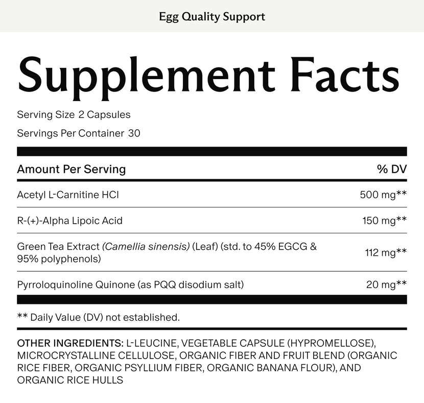 Egg Quality Support