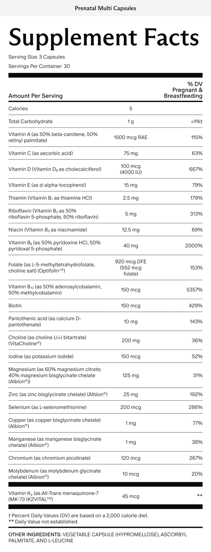 Prenatal Multivitamins (Formerly PME)